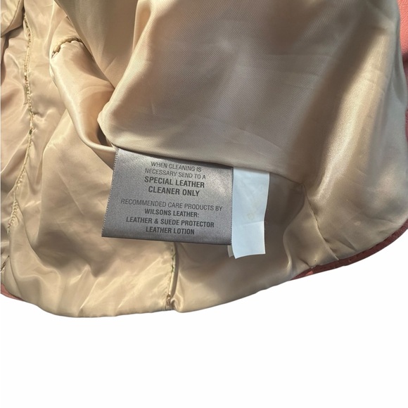 Wilson’s Leather Maxima Coral Color Jacket Sz Medium - Picture 14 of 15